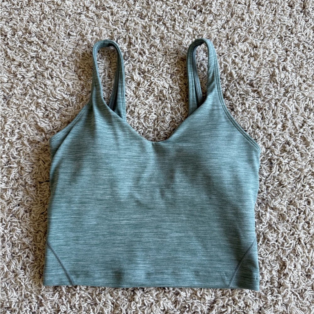 Lululemon Align Tank size 2. Bluish green.
